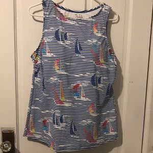 Lands’ End Swim Top 16 NWOT